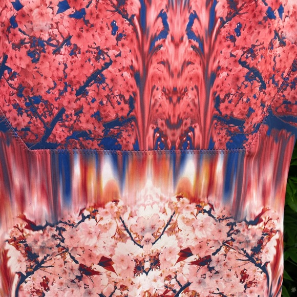 Zara Floral Pattern Scuba Dress - Picture 3 of 5